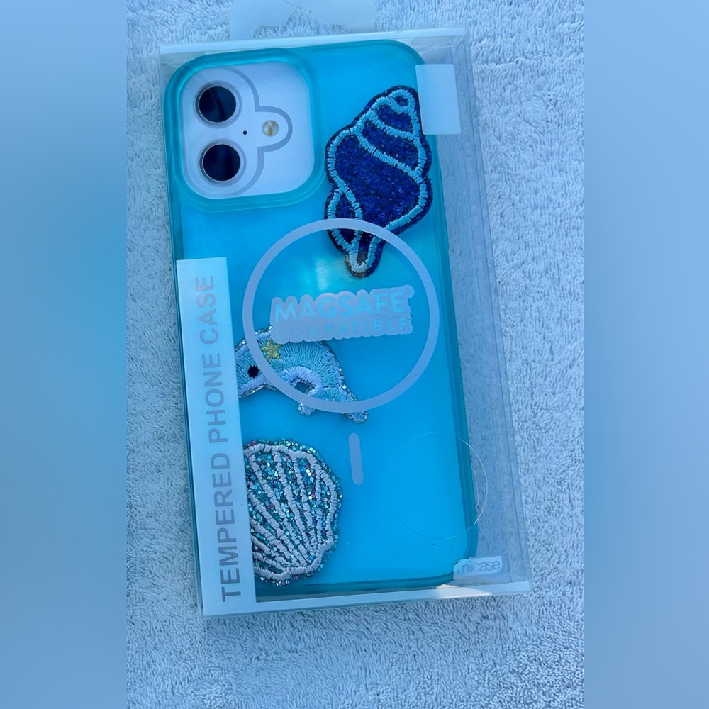 New iPhone 11 Patch Phone Case Dolphin Beach Seashell MagSafe